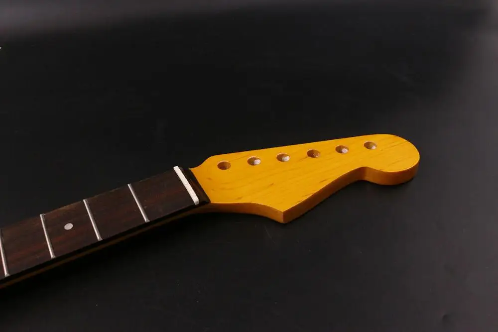 S2 Yellow Krku gitary 21 Pražec 25.5 palcový Rosewood Hmatník Dot Vložkou DIY Gitara S2