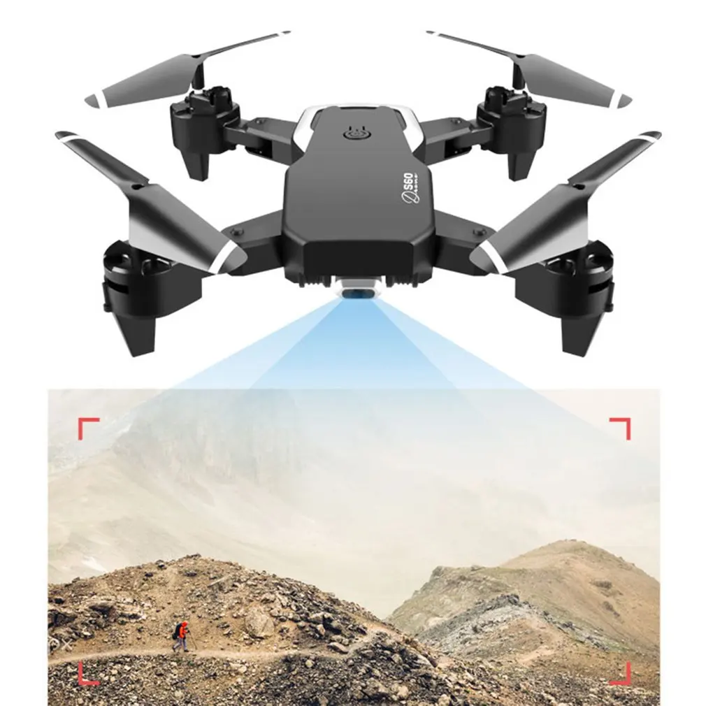 S60 Rc Drone 4k HD širokouhlý Fotoaparát s rozlíšením 1080P WiFi fpv Drone Dual Camera Quadcopter Real-time prenosu Vrtuľník Hračky