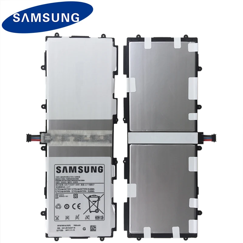 SAMSUNG Originálne Batérie Tabletu SP3676B1A Pre Samsung Galaxy Tab 10.1 S2 10.1 N8000 N8010 N8020 P7500 P7510 P5110 P5100 7000mAh