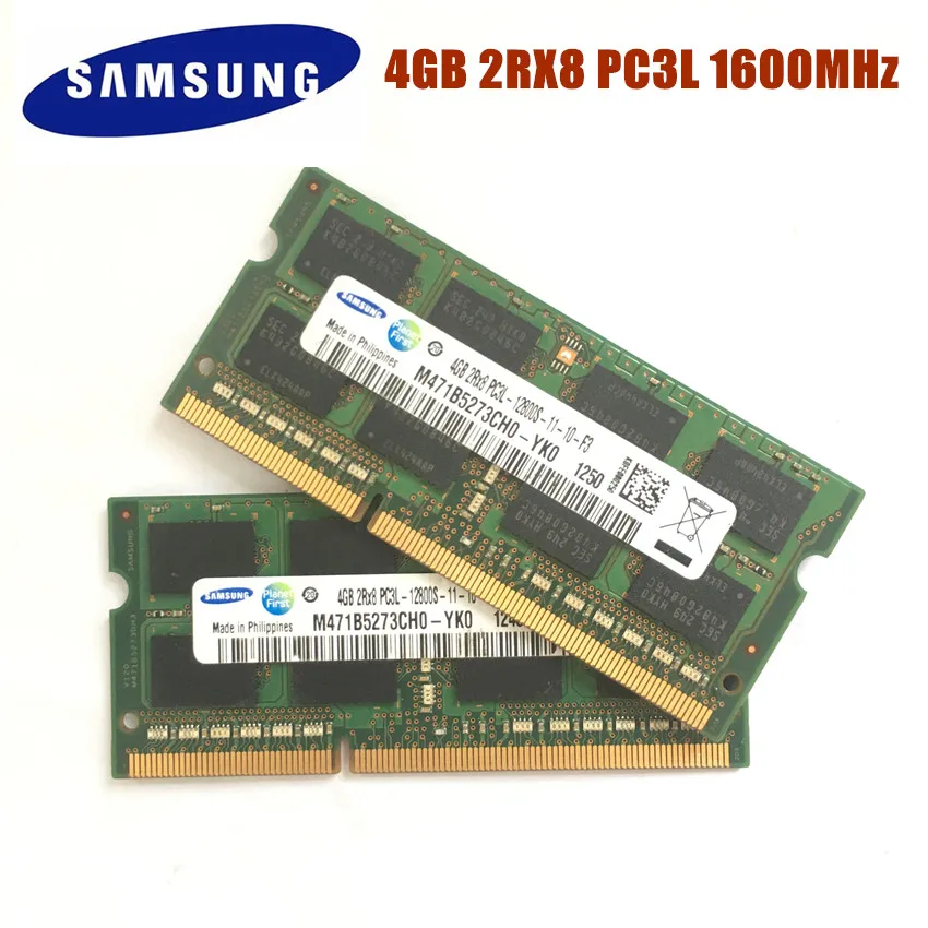 SAMSUNG Pamäť RAM DDR3 DDR3L 2G 4G 8G 12800S Notebook DDR3 1600 MHz Memoria DRAM Stick pre Notebook Pôvodné 1.35 V