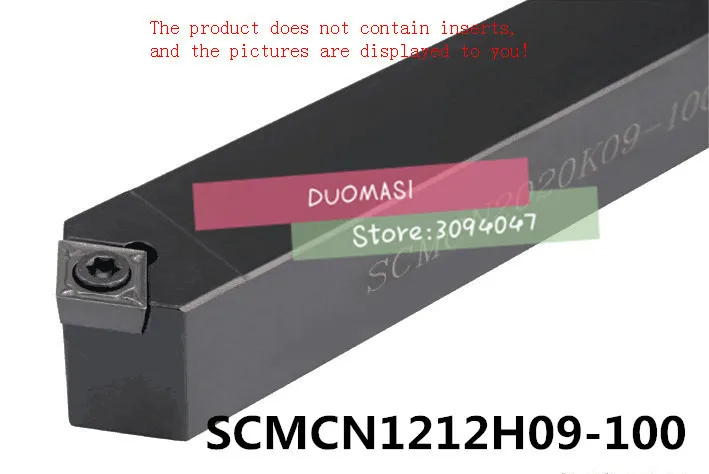 SCMCN1212H09-100 Toolholder 12*12*100 MM CNC sústruženie držiaka nástroja, 40degrees Externé nástroje na sústruženie, Sústruh rezné nástroje