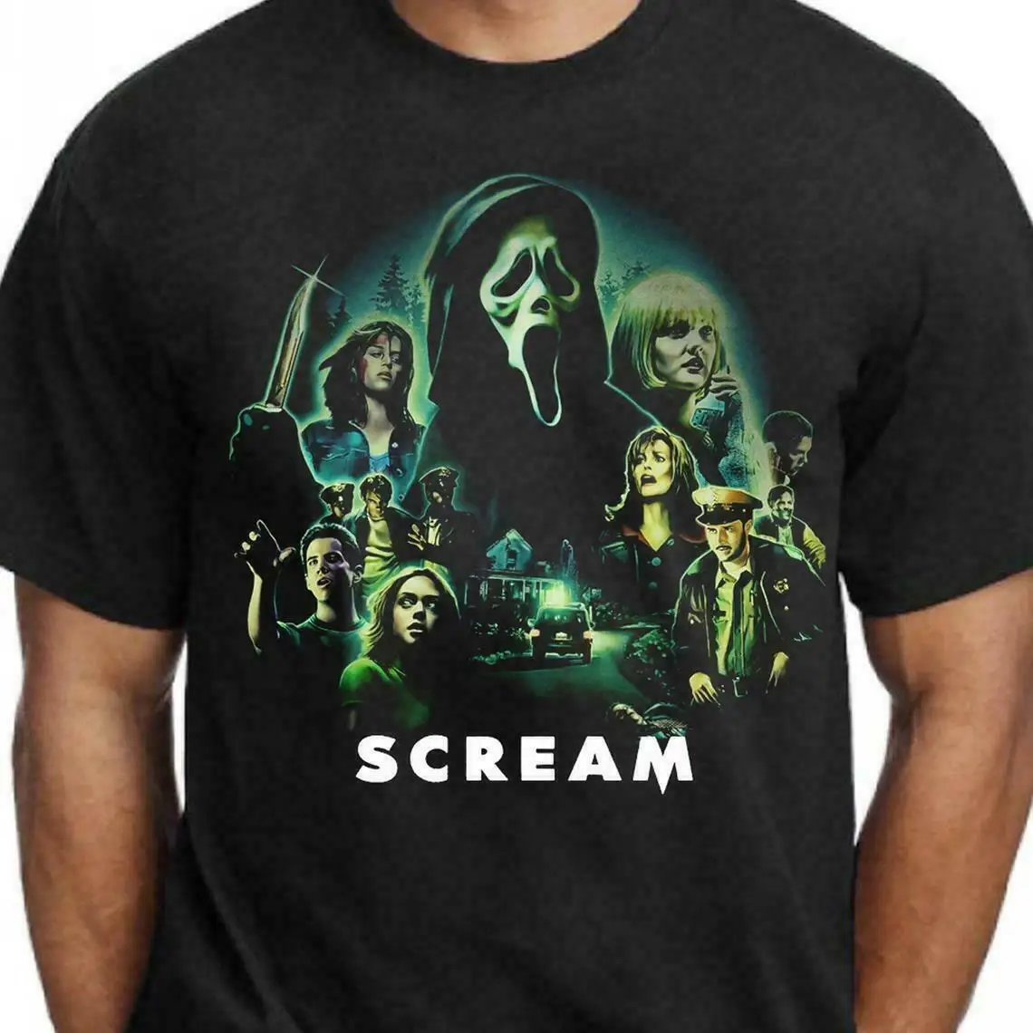 Scream T Shirt Horor Film Halloween Tričko 100 Bavlna Nové 2020