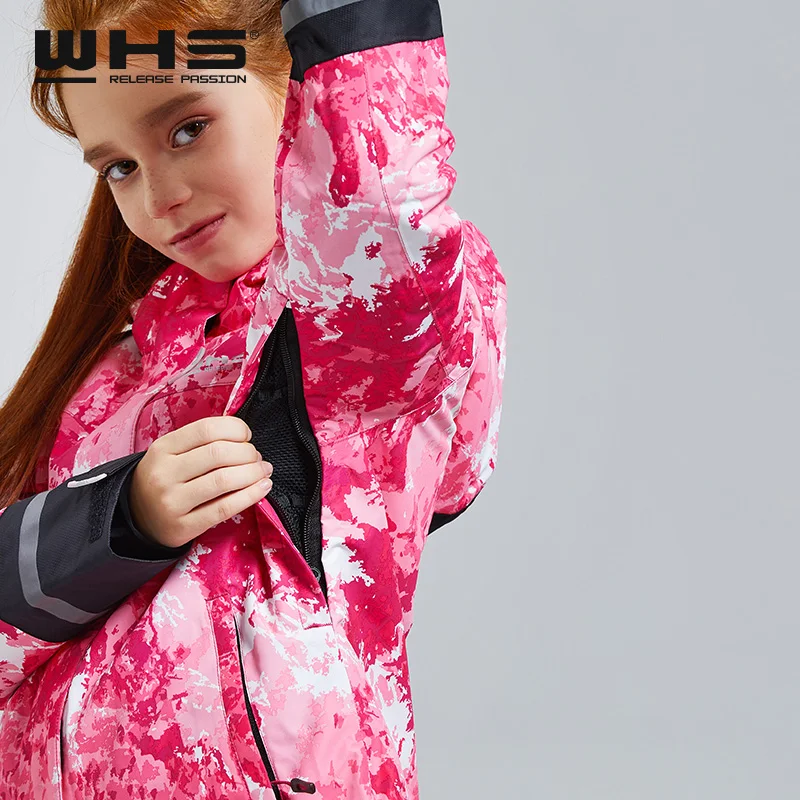 SD hot predaj Nové dievčatá sneh vyhovuje dieťa lyžiarskych športov bunda teenage vetru nepremokavá Udržať teplý kabát lyžovanie bunda na Zimu 4