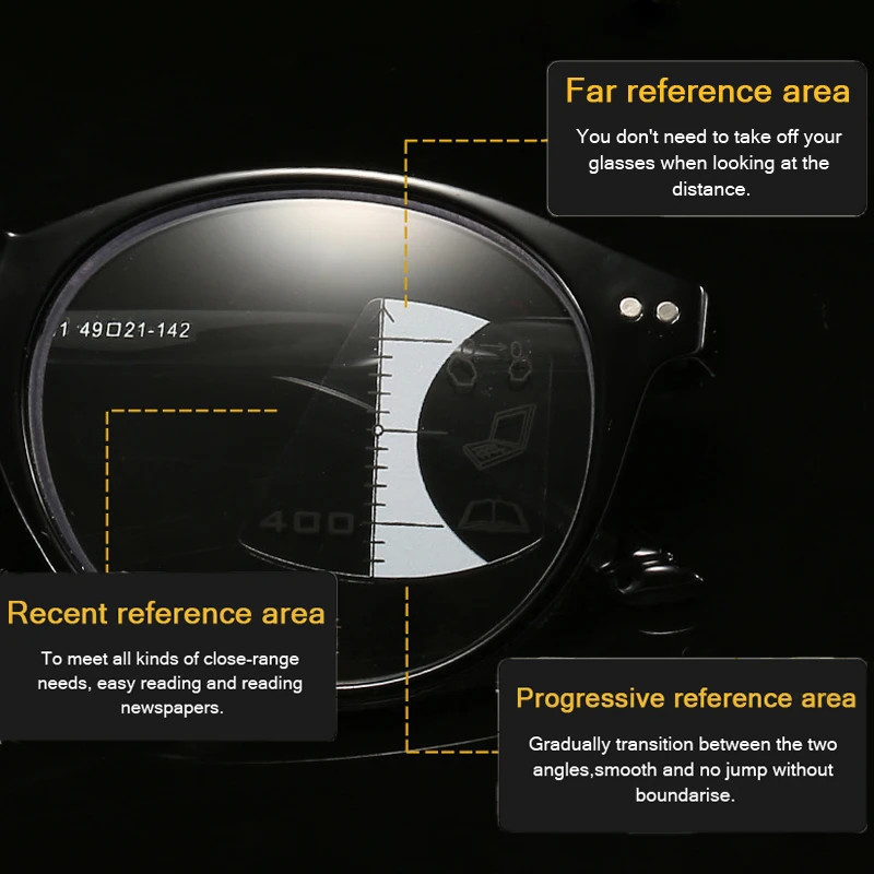 Seemfly Progresívna Multifokálna Okuliare Na Čítanie Muži Ženy Anti Blue Ray Zväčšovacie Okuliare Presbyopic Okuliare Počítač Okuliarov