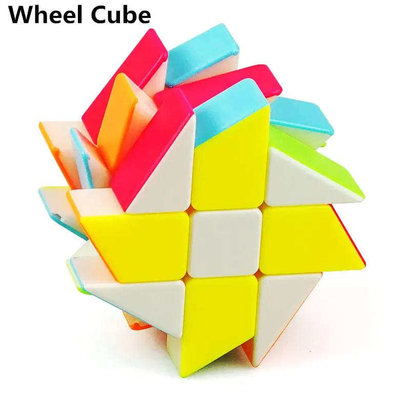 Shengshou kolieskom magic cube rýchlosť kocky stickerless profesionálne vzdelávacie puzzle kocky, hračky pre deti,