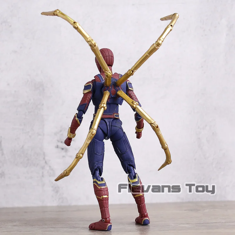 SHF Železa Spiderman PVC Akcie Obrázok Hračky Hnuteľného Model Zberateľská Figúrka