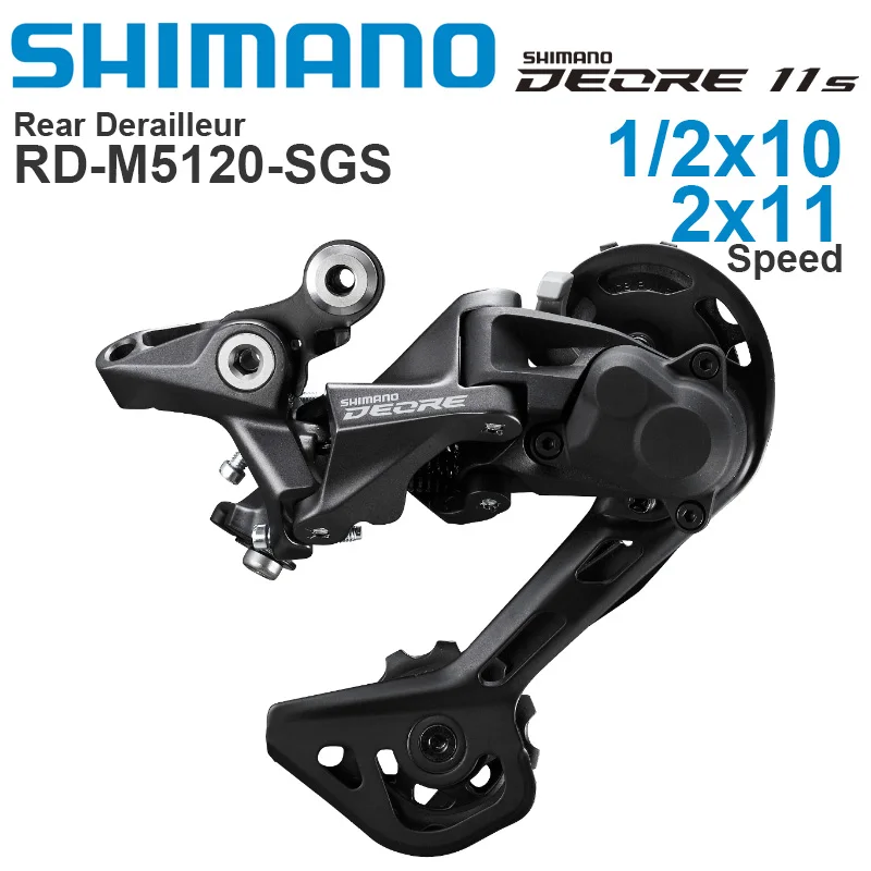 SHIMANO DEORE M5120 10v 11v Prehadzovačka - SHIMANO SHADOW RD+ - 2x11, 1x10, 2x10-rýchlosť Originálne diely