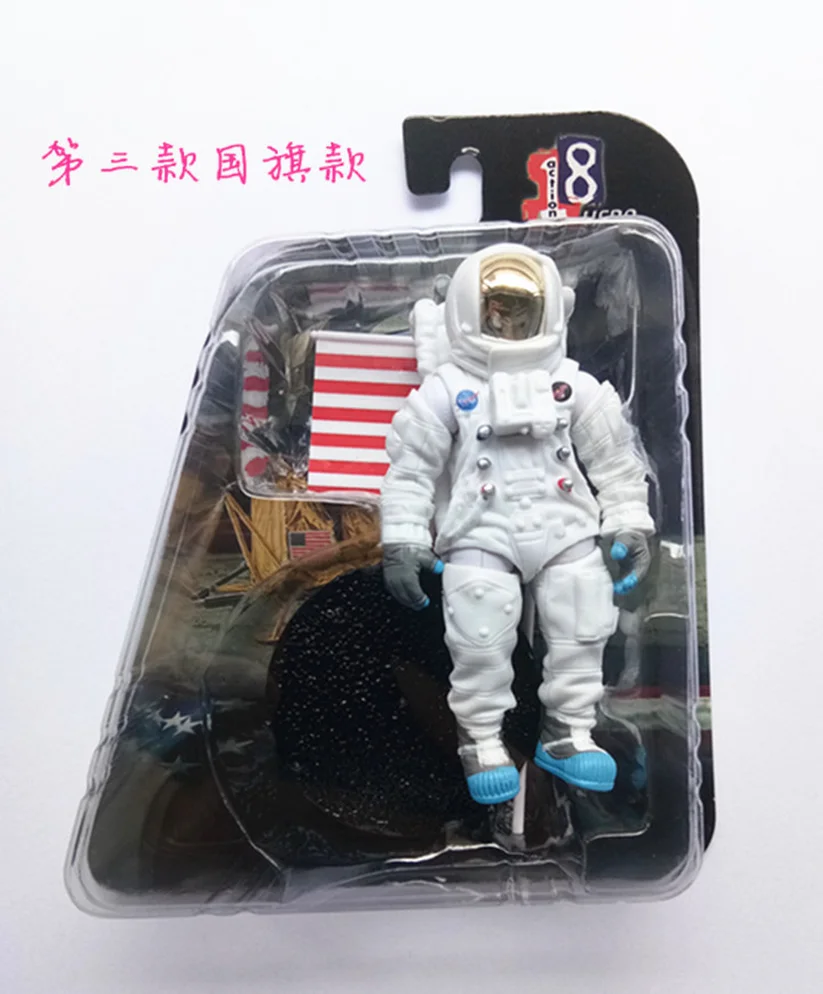 Simulácia Pvc Obrázok Astronaut Spaceman Model Dekoračné Bábiky Hračky Kĺby Pohyblivé Model Dekorácie Na Vianočný Darček K Narodeninám