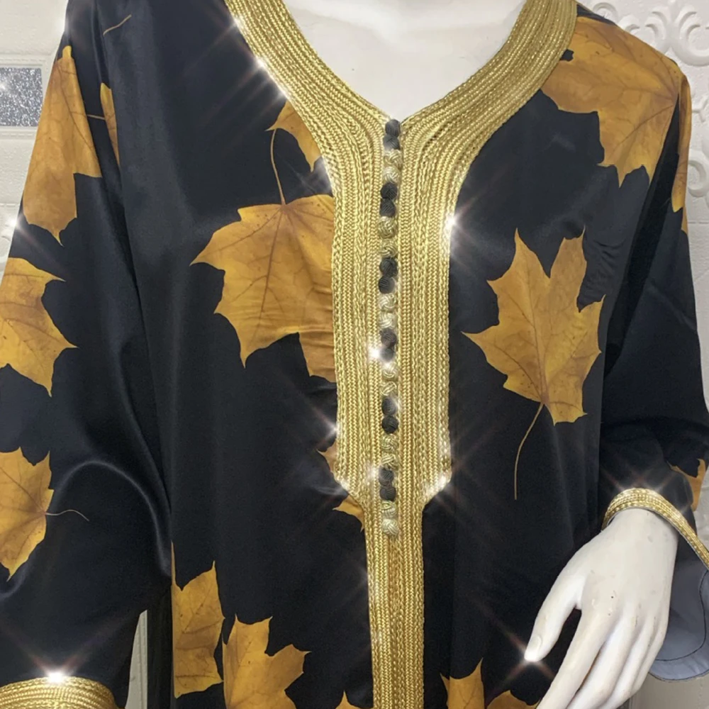 Siskakia turecký Maxi Šaty pre Ženy, Etnické Páse s nástrojmi Patckwork V Krku Dlhý Rukáv Abaya Šaty arabské Moslimské Islamské Oblečenie