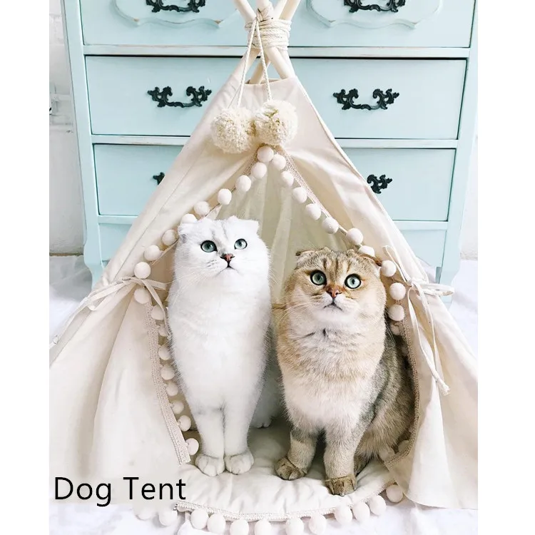 Skladacia Pet Stan Cat Dog House Bed Šteňa Teepee Spacie Rohože Vonkajšie Prenosné Psa Stan Pet Chovateľských Staníc Bytového Textilu Šteňa Mačka Posteľ