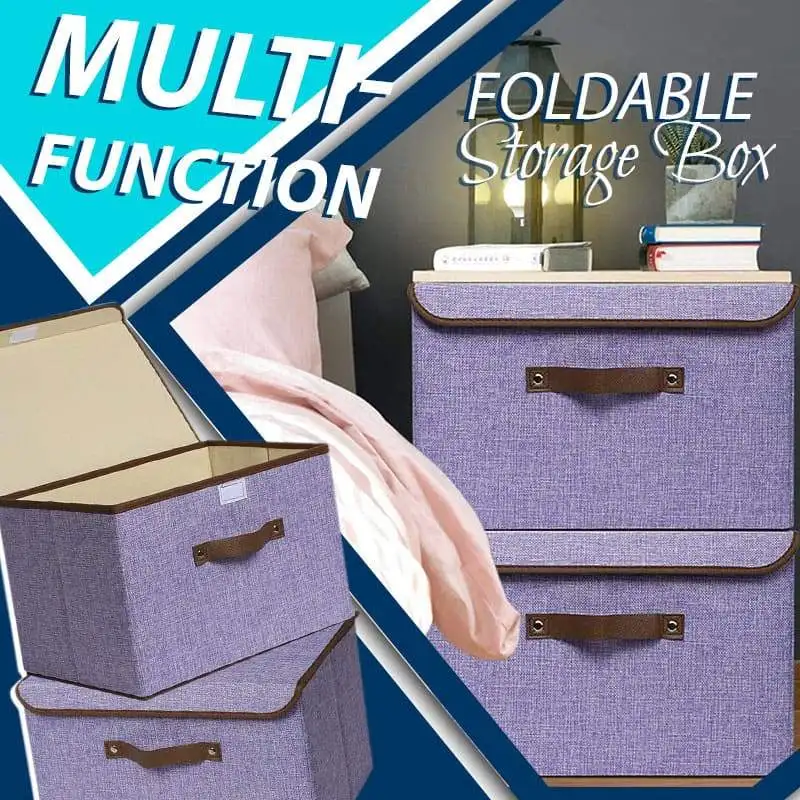 Skladacia Úložný box Anti-mold Organizátori Veľké Boxy na skladovanie Oblečenie, Deky organizador Zippe box