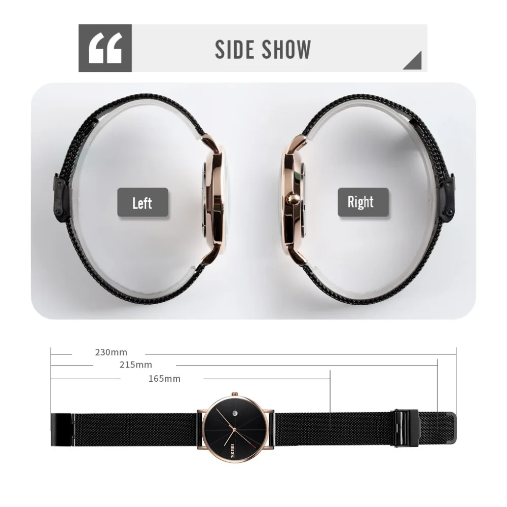 SKMEI 9183 Luxusné Muži/Male Quartz náramkové hodinky Vodotesné Veľké Dial Oceľ Remienok Kalendár Quartz Business Sledovať Relogio Masculino