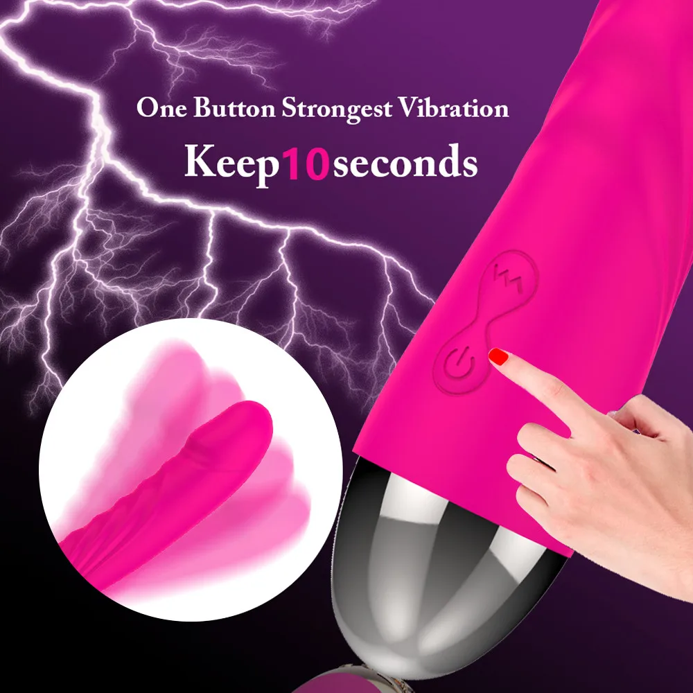 Skutočné Dildo Vibrátor 10 Rýchlosť Sexuálne Hračky Pre Ženy Mäkké Ženskej Pošvy Stimulátor Klitorisu Masér Masturbator Sex Produkty