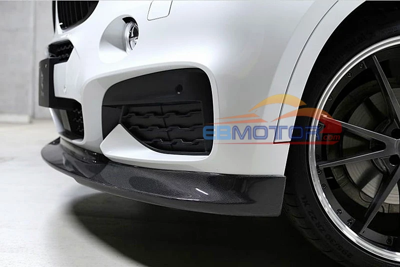 Skutočné Uhlíkových Vlákien Predné Pery Spojler Pre BMW F16 X6 M-ŠportUP B419