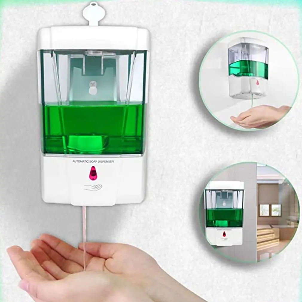 Smart Gél Alkoholu Dezinfekčný prostriedok Hand Sanitizer Automatický Senzor Mydla 700ml na Stenu Dávkovač na Mydlo