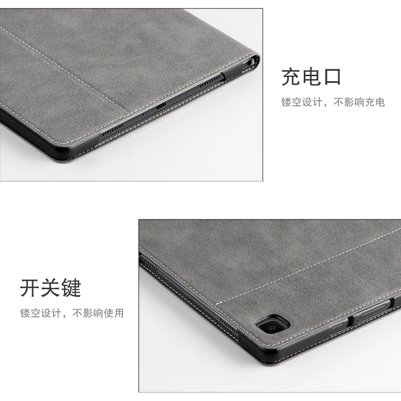 Smart Ochranné puzdro Pre Samsung Galaxy Tab A7 10.4 palce 2020 SM-T500 T505 T507 Tablet Kožený poťah Chrániča Flip Stojan Prípade