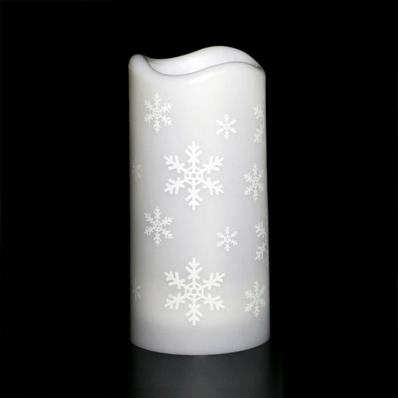 Snowflake Sviečka, Lampa Vianočná Vločka LED Premietacie Lampy, Sviečky Projektor Nočné Svetlo Ornament Festival Novinka Strana Dekor