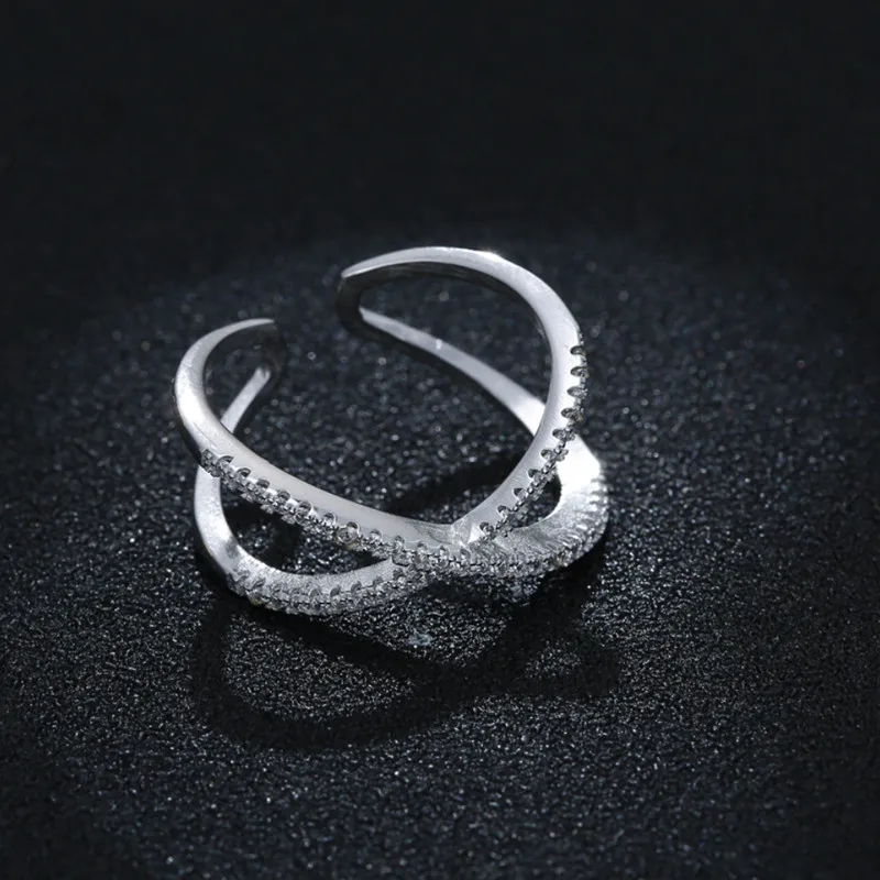 Snubné Prstene Prstene Pre Ženy Cez S Zirkón Dizajn Vintage Thai Šperky Otvoriť Krúžok Pre Milenca Najlepší Darček