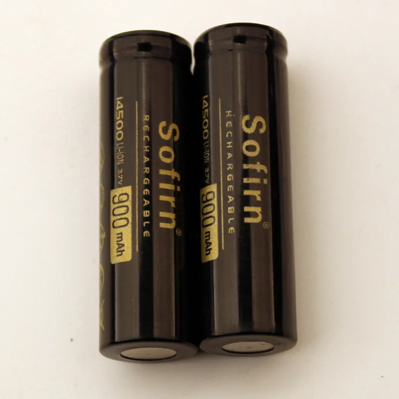 Sofirn 2 Kusy 14500 900mAh Li-ion Nabíjateľná Batéria Batérie Baterias Bateria Pre LED Baterka
