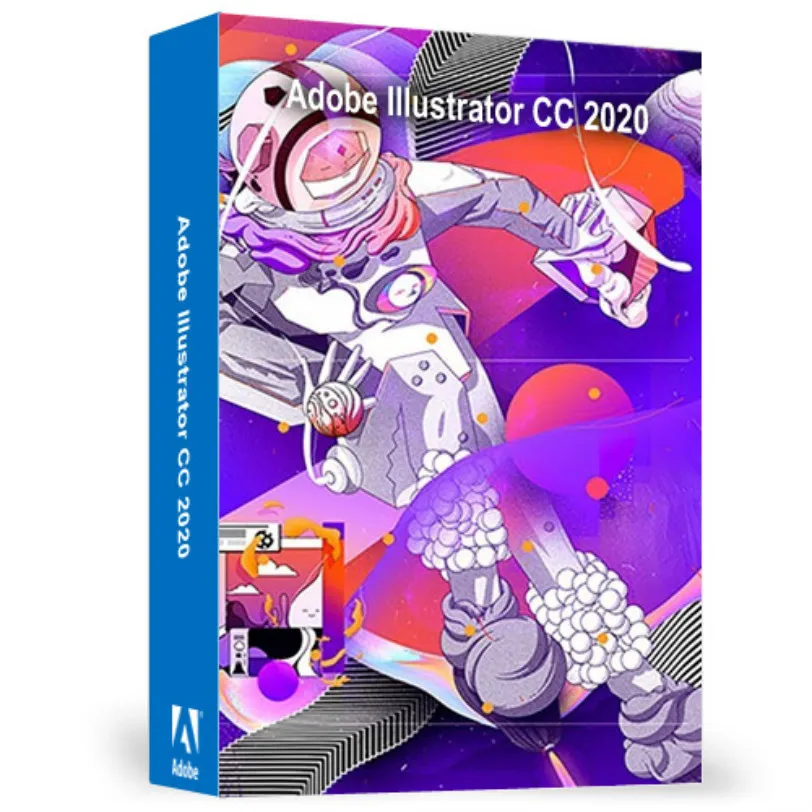 Softvér Illustrator CC 2020 Vector Graphics Processing Software Životnosť Licencie Win/Mac