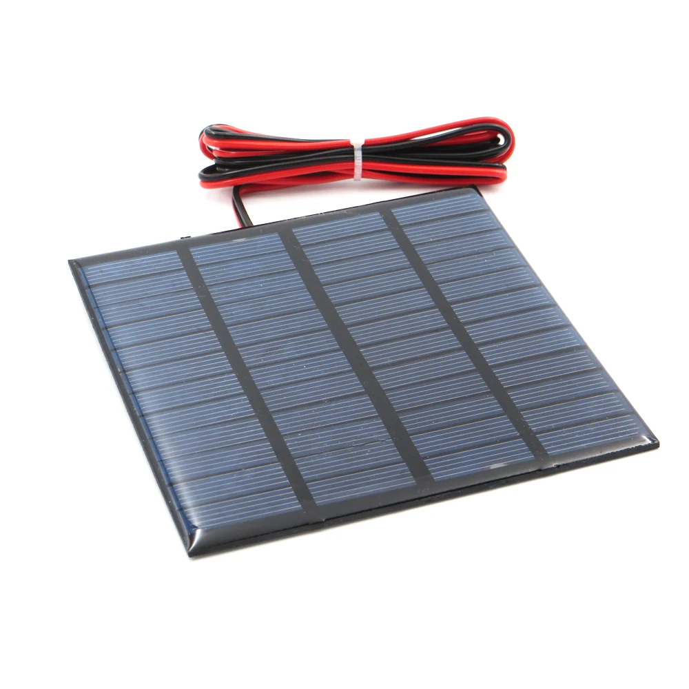 Solárny Panel 9V 12V 18V 1.5 W 1.8 W 1.92 W 2W 2,5 W 3W 5W 10W 20W Mini Solárne Batérie mobilného Telefónu Nabíjačku Prenosné DIY s Káblom