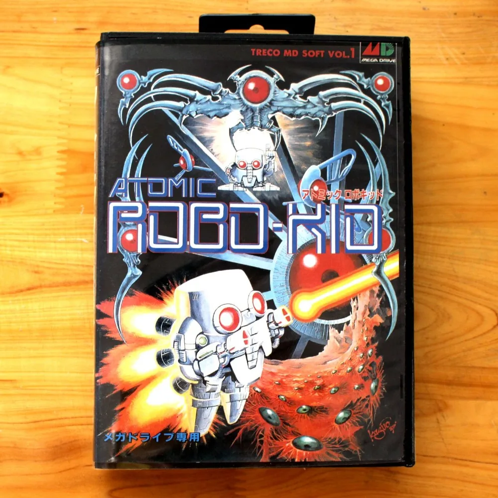 Spoločenstva pre atómovú Rogo-Kid 16 Bit SEGA MD Hra Karty S Retail Box Pre Sega Mega Drive Pre Genesis