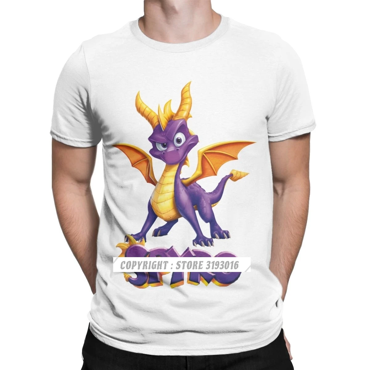 Spyro The Dragon Tshirts Úplne Nové Módne Tričko Dragon Hra Japonského Tees Camisas Hombre Jeseň Mikina