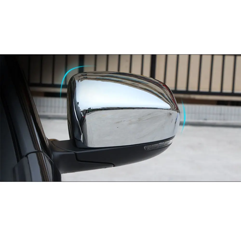 Spätné Bočné Krídlo Zrkadlo Pokrytie pre Jeep Cherokee 2016 2017 ABS Chrome Exteriéru Výbava