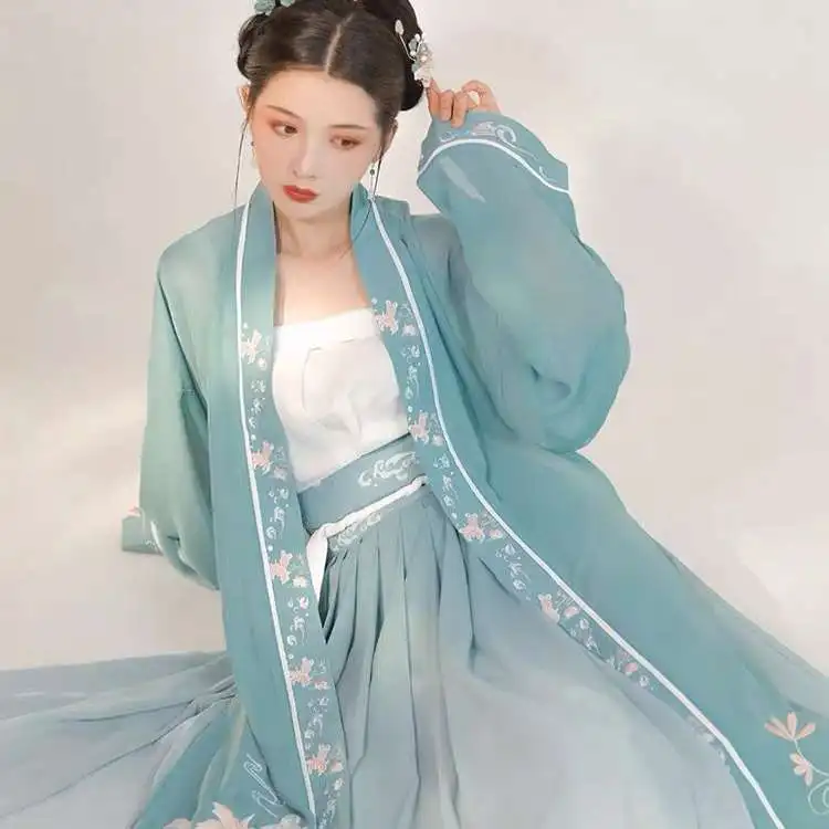 Staroveké Tradičnej Čínskej Hanfu dámske Šaty Elegantné Ľudová Princezná Tanečných Kostýmov, Tang Dynastie Song Vyhovovali Cosplay Fáze Nosenie
