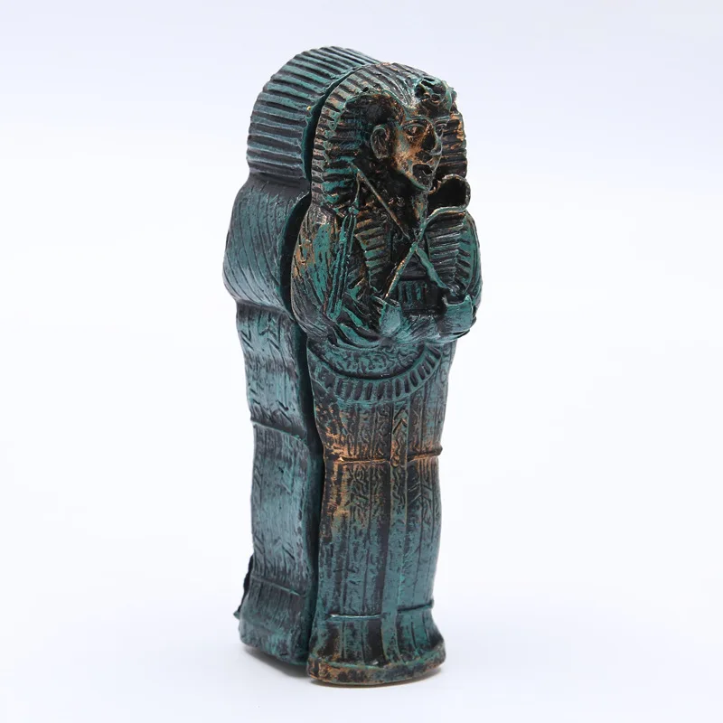 Staroveký Egypt-Múmia Faraóna Rakva Živice Remeslá 12.5 * 4.5 * 4.4 cm Akvárium Záhradné Dekorácie Dekorácie Modelu