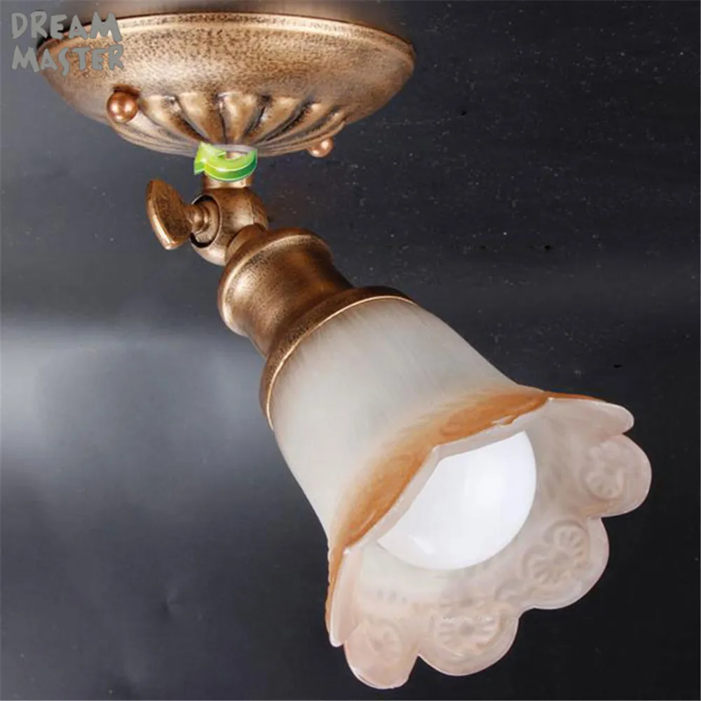 Starožitný Vintage E14 LED reflektory nástenné svietidlá svietidlá nástenné alebo stropné domov lampa Rustikálny sklom odtieň mieste obrázok svetlo