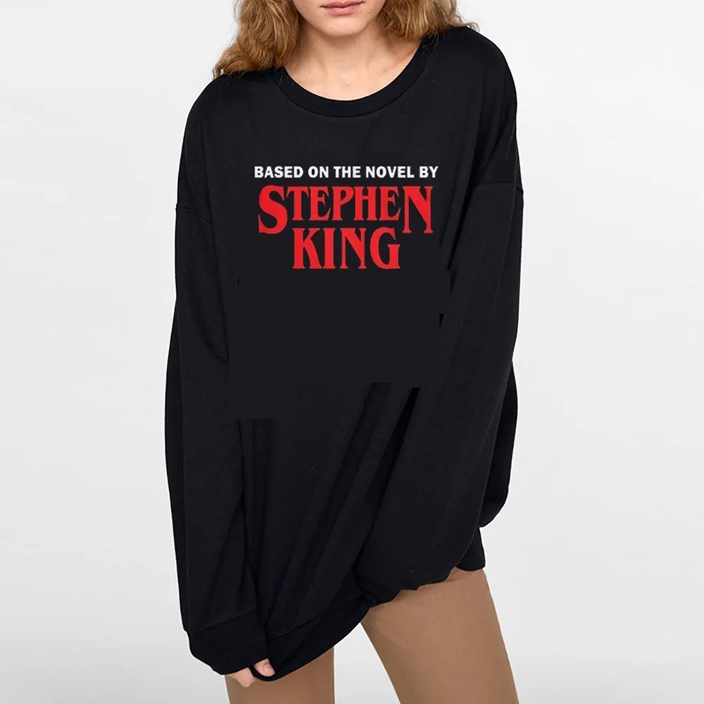 Stephen King List Tlač Hoodies Ženy Horor Streetwear Módy Halloween Hoodie Porazených Klub Historických Kapucňou