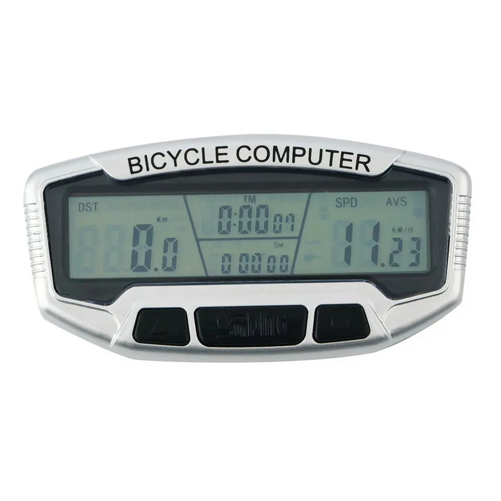 Sunding ABS Káblové LCD Displej Koleso na Bicykli jazda na Bicykli Počítač počítadlo kilometrov Rýchlomer Stopky Velometer SD-558A