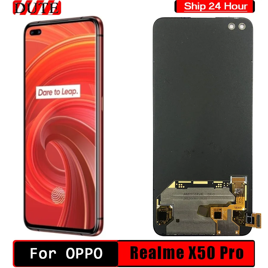 Super AMOLED Pre OPPO Realme X50 Pro 5G LCD Displej Dotykový Displej Digitalizátorom. Montáž Náhrada Za Telefón 6.44