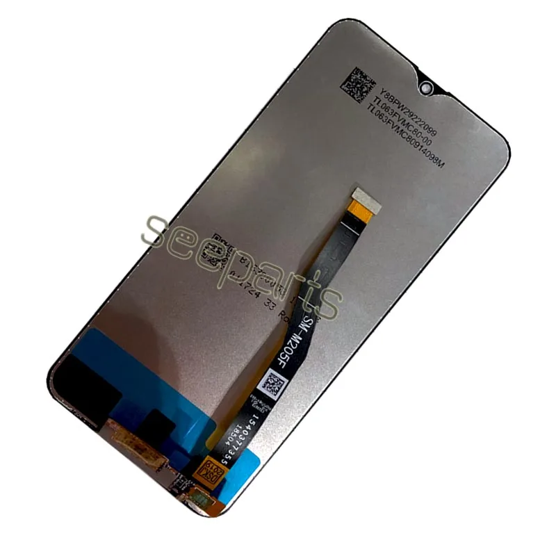 Super AMOLED Pre Samsung Galaxy M20 LCD SM M205F/DS Displej Dotykový Displej Digitalizátorom. Montáž 6.3