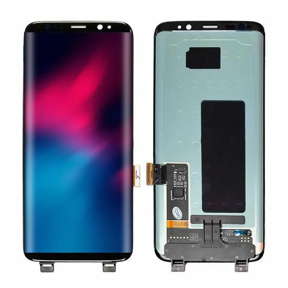 Super Amoled S8 LCD s rámom pre SAMSUNG Galaxy S8 G950 G950F Displej S8 Plus G955 G955F Dotykový Displej S Darček