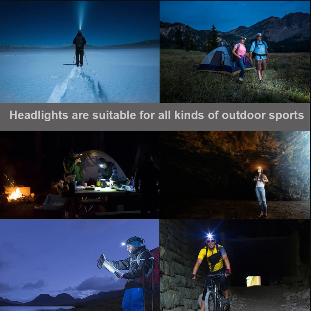 Super jasné LED svetlomet 3xT6 led reflektor Nepremokavé rybárske lampa 4 svetelné režimy camping lampa používať 18650 batérie