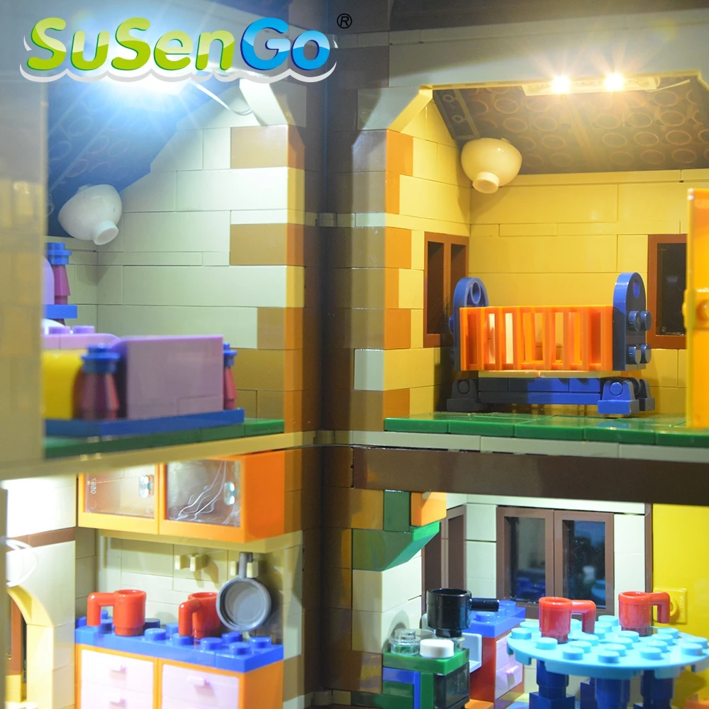 SuSenGo LED Svetla Kit Pre 71006 Kompatibilný S 16005 83005 , Č Stavebné Bloky Model