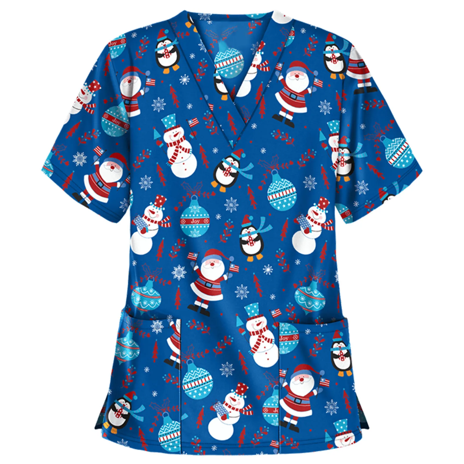 # t shirt 2020 Dospelých tvaru Vianočné Tlač Salón Krásy, Kozmetika Jednotné Lab Uniform Pet Shop Kroviny, Topy Pracovné Odevy