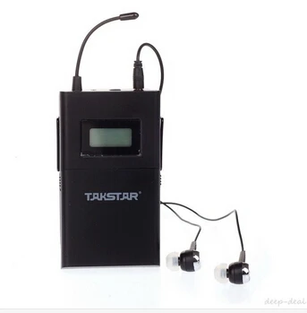 Takstar wpm-200 In-Ear Bezdrôtový fáze monitorovania Prijímač s Slúchadlo , len Prijímač+slúchadlá [ nemusia Zahŕňať Vysielač ]