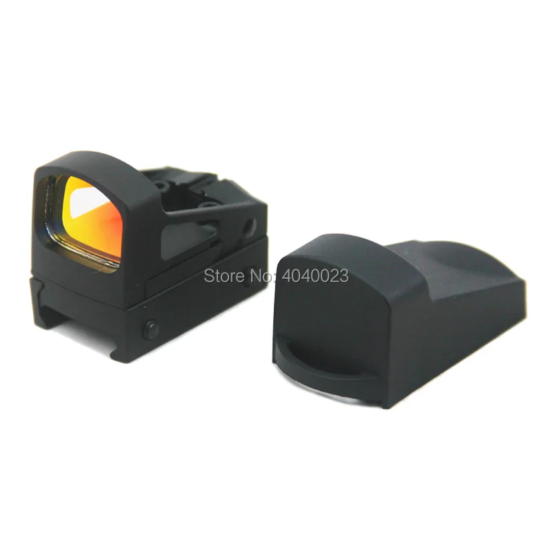 Taktické RMS Reflex Red Dot Sight S Vetracími Mount a Dištančné Pre Pištole Glock Označené Verziu Black