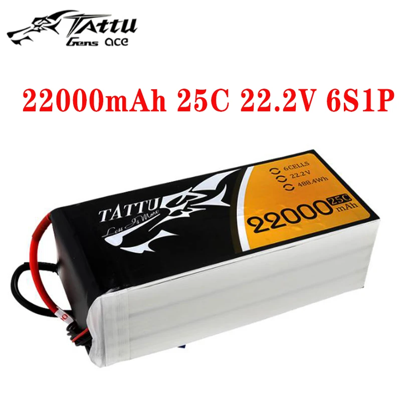 Tattu 22000mAh 22.2 V -25 6S1P Lipo Batérie AS150 XT90-S Konektor Konektor pre UAV Drone