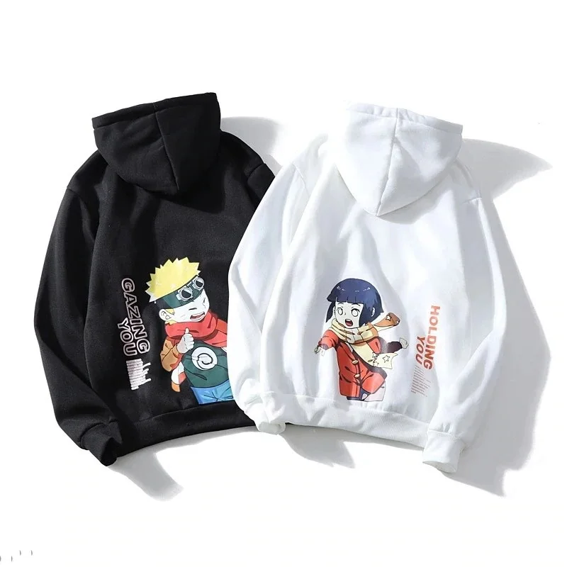 Tenguatelier Zimné Harajuku Naruto Hoodies Pár Japonských Anime Vytlačené Mužov s Kapucňou, Streetwear Módy Bežné Mikiny