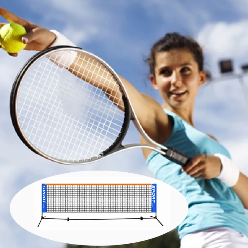 Tenis Čistá Prenosný Vonkajšie Profesionálny Šport Vzdelávanie Štandardné Vnútorné Skladacia Tenisový Loptičku Čistý 3.1 Metrov K Dispozícii