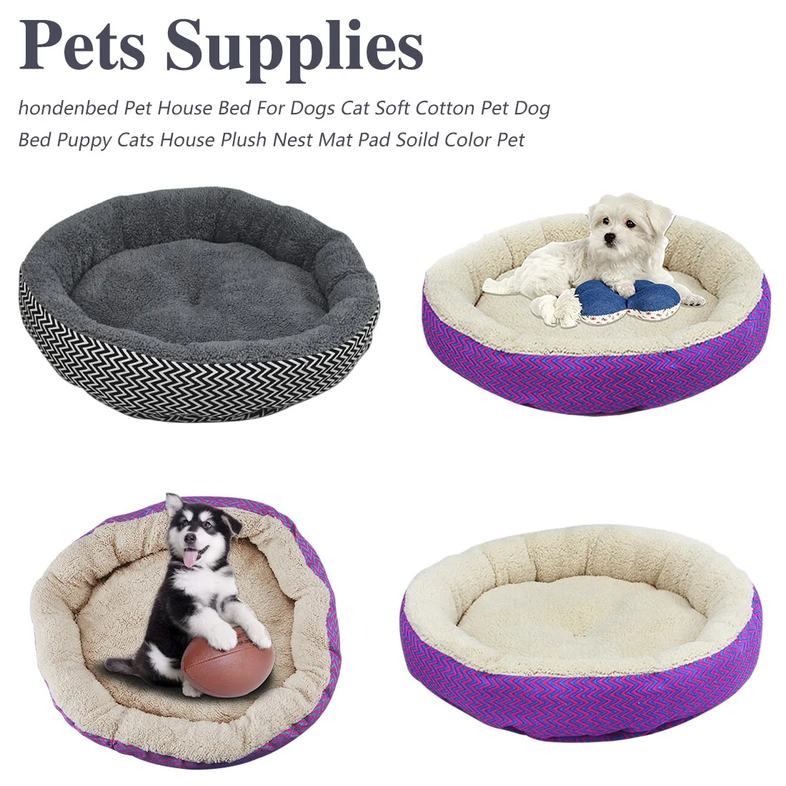 Teplé Pet House Bed Pre Psov, Mačky, Mäkké Bavlnené Psa Posteľ Šteňa Mačky Dom Plyšové Hniezdo Mat Pad Pet Produktov