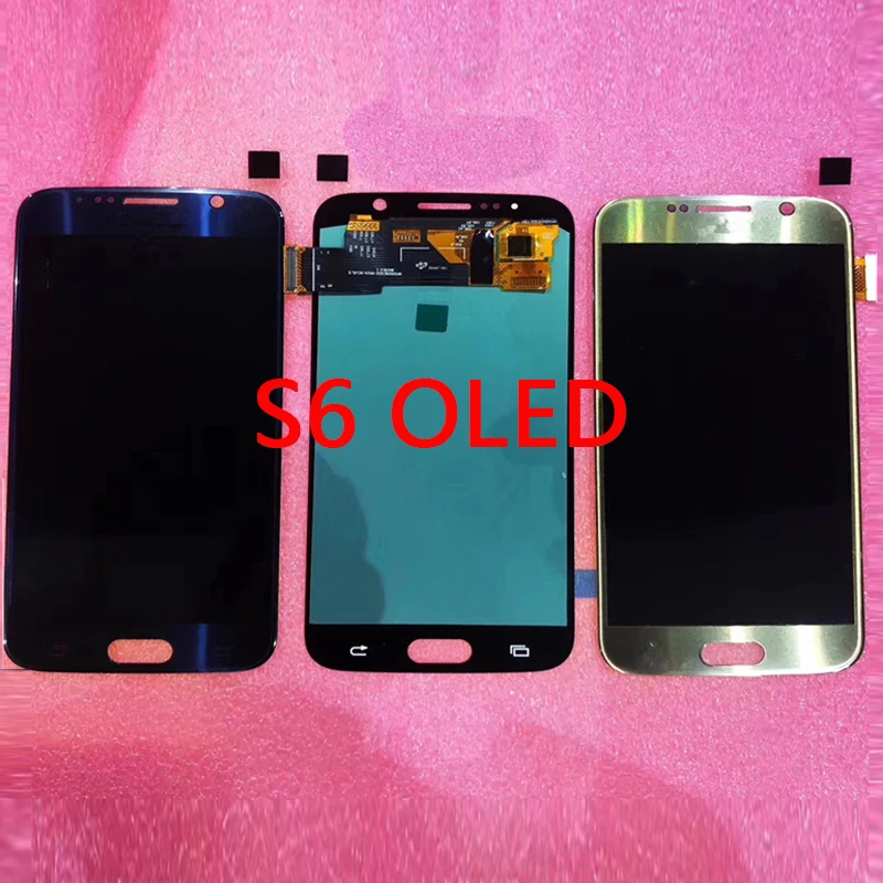 Testované G920F LCD Samsung Galaxy S6 LCD Displej Dotykový Displej S Rámom Pre Galaxy S6 G920 G920F LCD Opravy