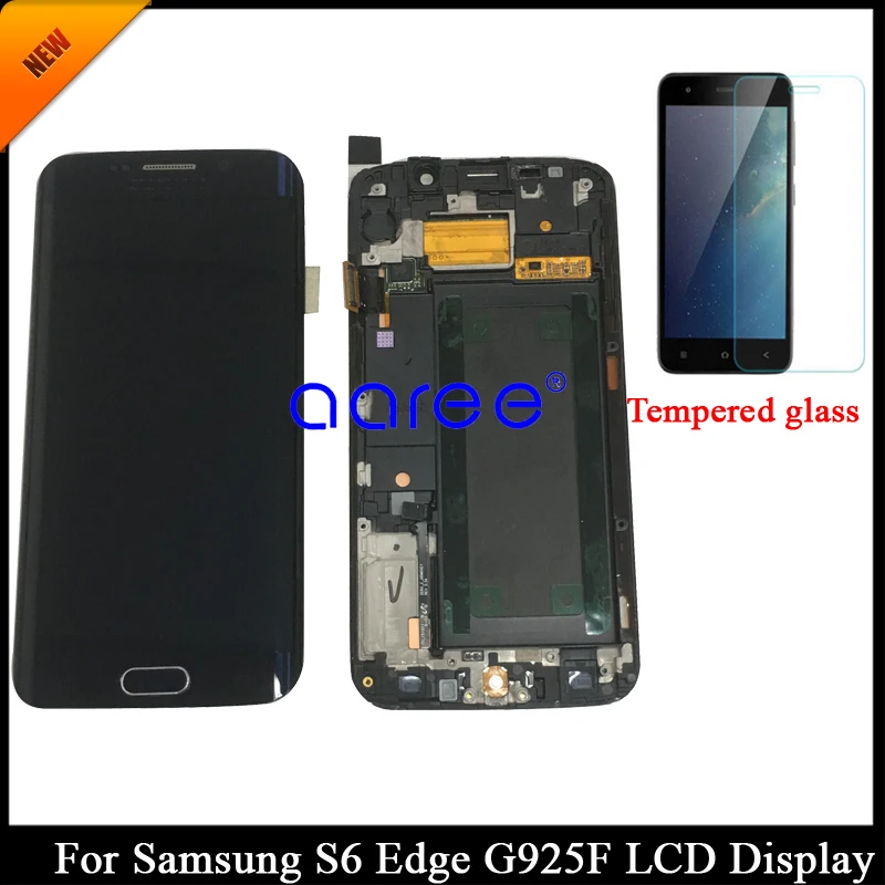 Testované Super AMOLED Pre Samsung S6 okraji G925F Pre Samsung S6 okraji Displeja LCD Screen Dotknite sa položky Digitalizátorom. Montáž
