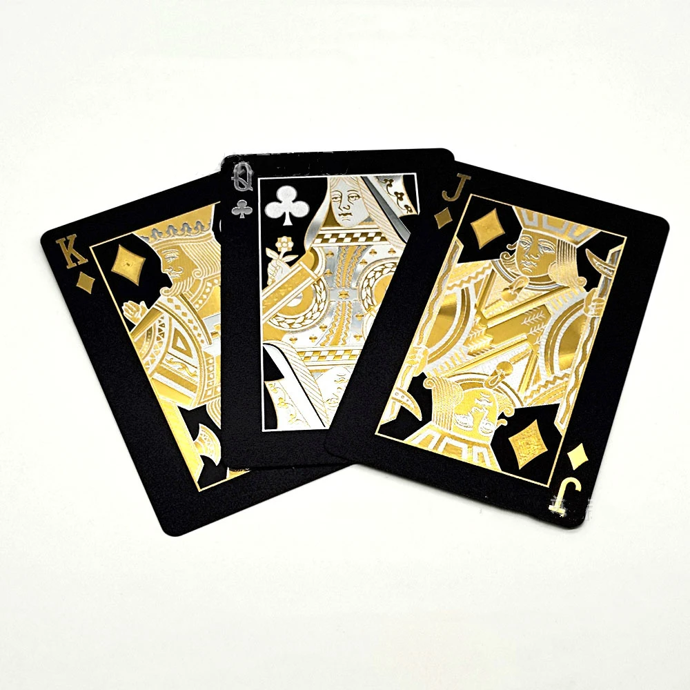 Texas Holdem Vodotesný Plastové Hracie Karty Hry Black Poker Karty Nudné Poľský Poker Star Doskové Hry, Blackjack Hry Tím