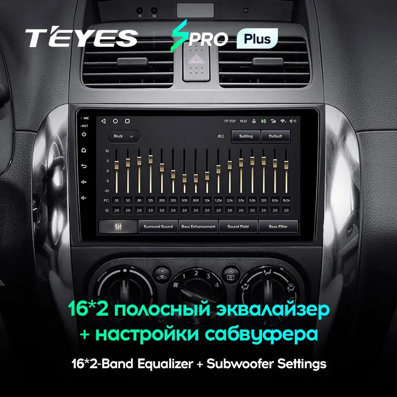 TEYES SPRO Plus Pre Suzuki SX4 1 Pre Fiat Sedici 2005 -, Auto Rádio Multimediálny Prehrávač Videa Navigáciu Č 2din 2 din dvd