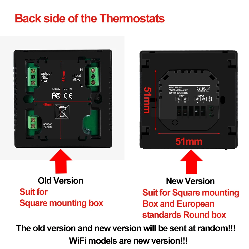 Thermoregulator programovateľný bezdrôtový izba digitálny wifi smart termostat teploty regulátor pre kotol, podlahové kúrenie voda